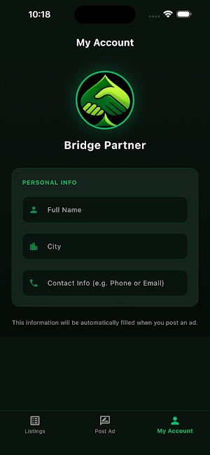 Bridge Partner Screenshot 2