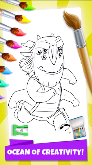 Trollhunters Coloring Screenshot 0