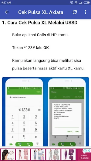 Cara Cek Pulsa Screenshot 2