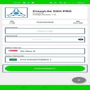 ProxyLite SSH PRO - HTTP, SSL, WebSocket, SlowDNS Screenshot 0