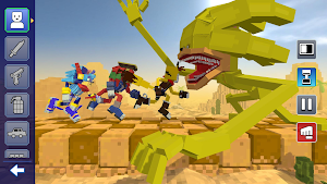 Blue Monster: Ragdoll Play Screenshot 1