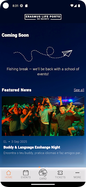 Erasmus Life Porto Screenshot 0