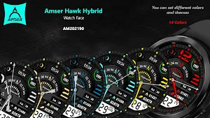 Amser Hawk Hybrid Watchface Screenshot 3