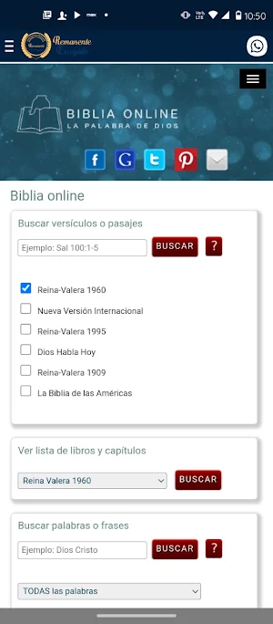 Remanente Escogido Oficial Screenshot 2