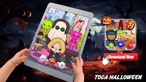 Tocaboca halloween Fake Call Screenshot 1