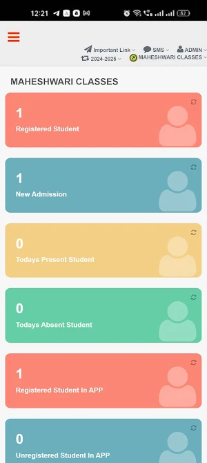 MAHESHWARI CLASSES ADMIN APP Screenshot 2