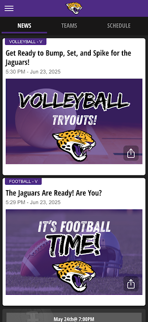 Carrboro Jaguar Athletics Screenshot 1