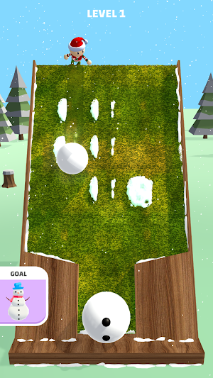Snowman Puzzle 3D Screenshot 2
