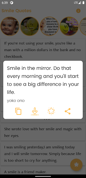 Smile Quotes and Sayings Screenshot 2