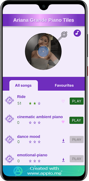 Ariana Grande Piano Tiles Screenshot 2