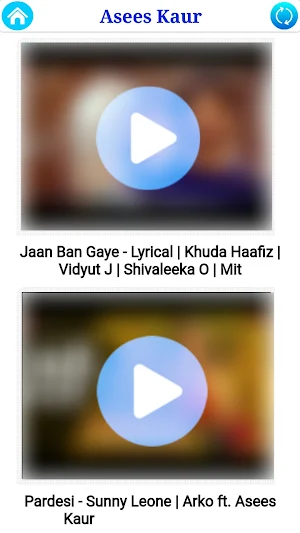 Asees Kaur All Video Songs Screenshot 1