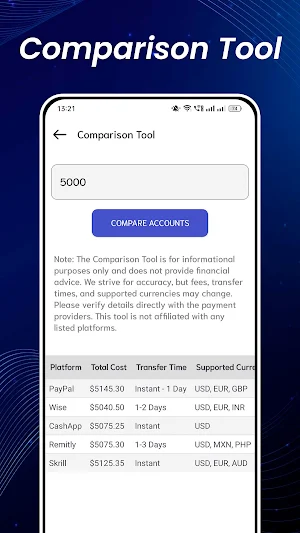 Create Payment Accounts Easily Screenshot 0