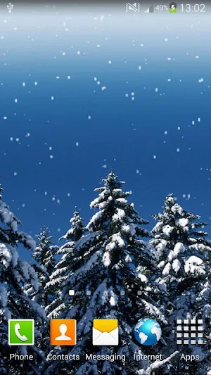 Snowfall Live Wallpaper Screenshot 0