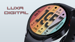 Luxa Digital Watch Face Screenshot 1