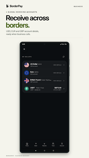 BorderPay - Mobile Finance Screenshot 1