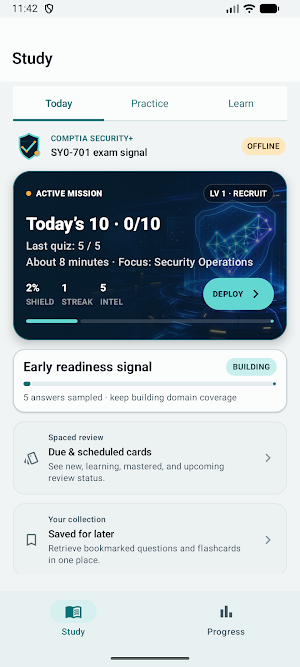 Cybersecurity Exam Prep Screenshot 1