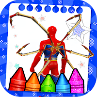 Spider Ultra coloring book man