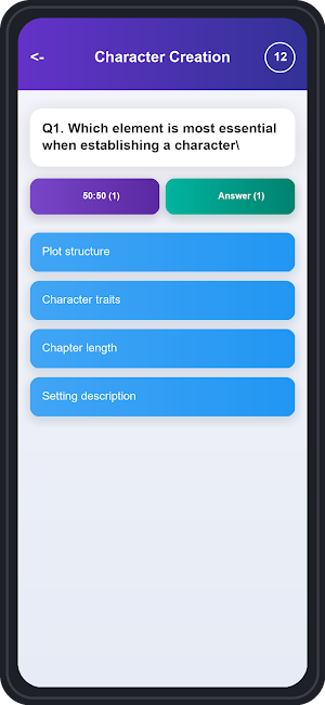 Creative Writing Trivia Quiz Screenshot 3