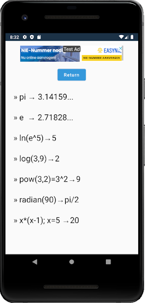 Math Calculator Screenshot 2