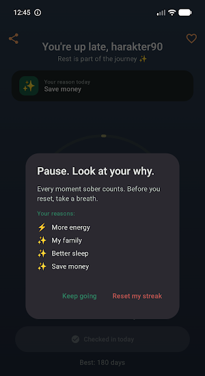 Sober Streak — Quit Drinking Screenshot 3