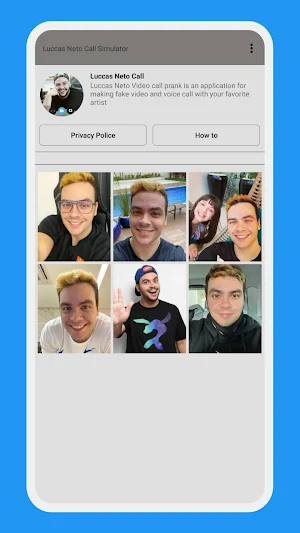 Luccas Neto Call Simulator Screenshot 0