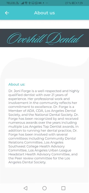 Overhill Dental Screenshot 2