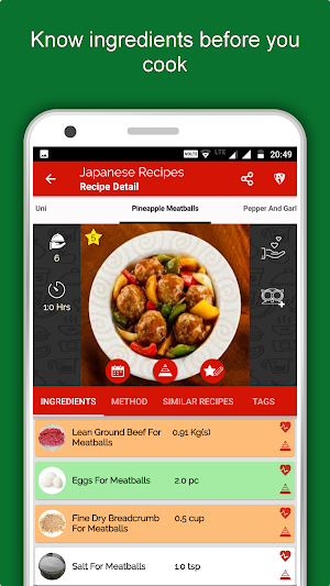 Japanese Food Recipes Offline, Cookbook, Cuisine screenshot 6