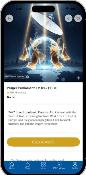 PrayerParliament Hub Screenshot 2
