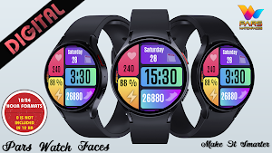 Color Fest Digital Watch Face Screenshot 0
