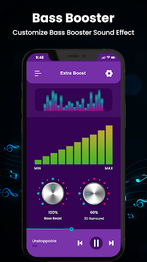 Music Equalizer & Bass Booster Screenshot 3