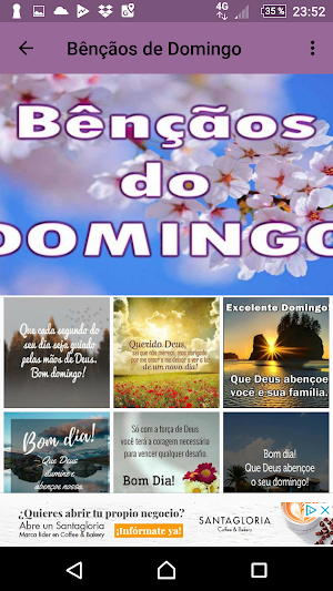Um feliz e abençoado Domingo Screenshot 2