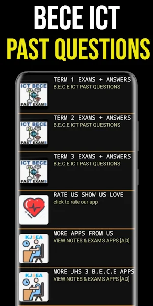 BECE ICT Past Questions JHS 3 Screenshot 0