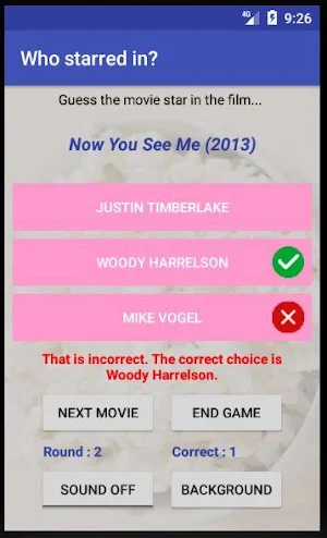 Who starred in? Screenshot 3