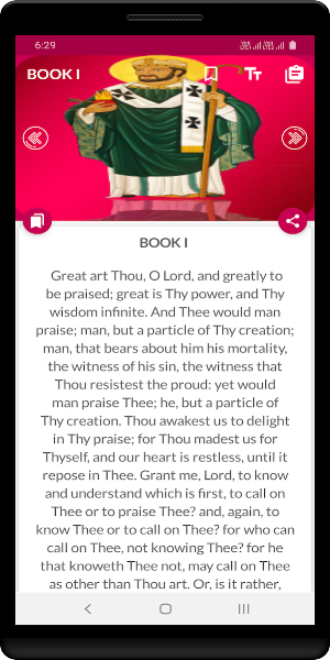 Confessions of Saint Augustine Screenshot 2