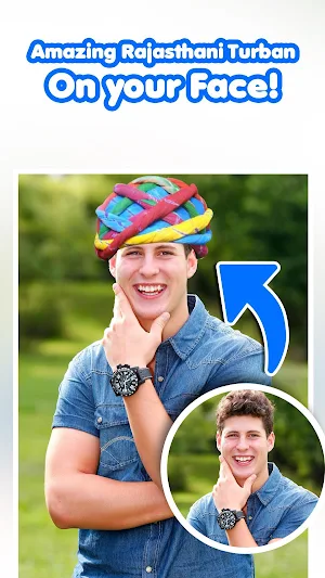 Rajasthani Turban Photo Editor Screenshot 3