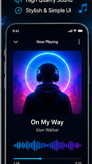 offline mp3 music player app Screenshot 3