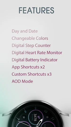 Dream 119 - Analog Watch Face Screenshot 2