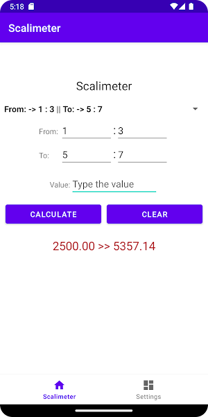 Scalimeter Screenshot 2