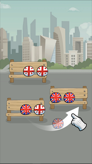 Country Balls: Sort & Match Screenshot 3