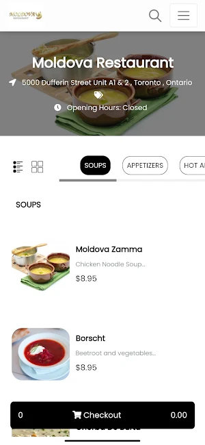 Moldova Restaurant Screenshot 1