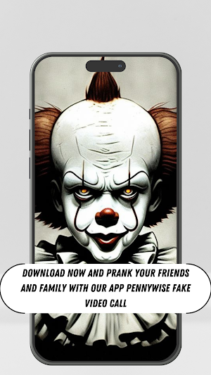 Pennywise fake video call Screenshot 2