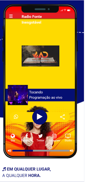 Radio Fonte Inesgotavel Screenshot 1