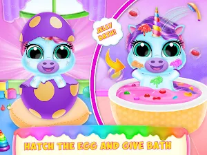 Baby Unicorn Pet Nursery - Care and Dress up Screenshot 1