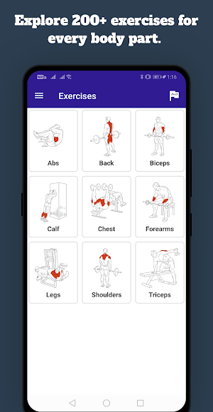 Gym Workout & Fitness Trainer Screenshot 0