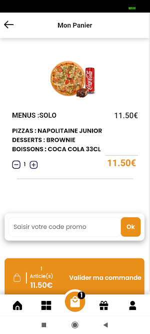 Andiamo pizza Amiens Screenshot 3