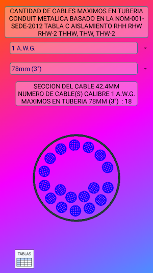 Cables en Tubo Conduit NOM Screenshot 0