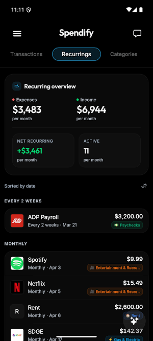 Spendify: Budget & Debt Payoff Screenshot 2