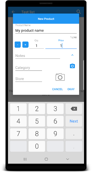 My Shopping List Screenshot 2