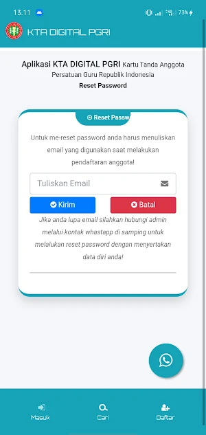 KTA Digi PGRI Screenshot 2