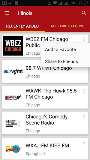 Illinois Radio Stations Screenshot 0